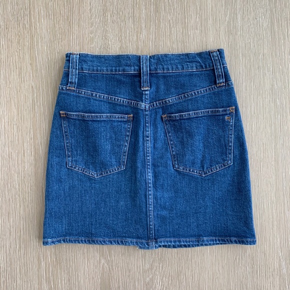 Madewell Denim Skirt -Straight Stretch Denim- NWOT - Picture 5 of 7
